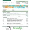 editable template, Lesotho Nedbank bank statement template in Word and PDF format