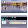 editable template, Malta Lombard bank visa classic card, fully editable template in PSD format