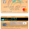 editable template, Moldova Procredit bank mastercard, fully editable template in PSD format