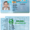 Ukraine driver license PSD template (2016-2021)