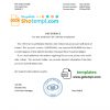 editable template, Ireland Bank of Ireland account balance reference letter template in Word and PDF format