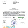 editable template, Ecuador Banco Bolivariano bank account balance reference letter template in Word and PDF format