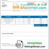 editable template, USA Spectrum invoice template in Word and PDF format, fully editable