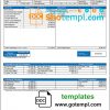 editable template, USA Tata Consulting Services invoice template in Word and PDF format, fully editable