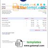 editable template, USA Moutai invoice template in Word and PDF format, fully editable