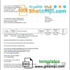editable template, USA Apple invoice template in Word and PDF format, fully editable