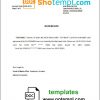 editable template, Spain Self Bank bank account closure reference letter template in Word and PDF format