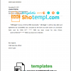 editable template, United Kingdom LHV bank account closure reference letter template in Word and PDF format