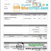 editable template, USA Zoom invoice template in Word and PDF (.doc and .pdf) format
