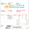 editable template, USA Budweiser invoice template in Word and PDF format, fully editable