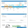 editable template, USA Chase invoice template in Word and PDF format, fully editable