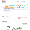 editable template, USA Colgate invoice template in Word and PDF format, fully editable