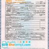 editable template, USA Colorado state death certificate template in PSD format, fully editable