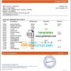 editable template, Kazakhstan First Heartland Jusan Bank statement template in Word and PDF format