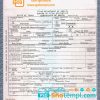 editable template, USA Texas state death certificate template in PSD format, fully editable