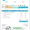 editable template, USA Salesforce invoice template in Word and PDF format, fully editable