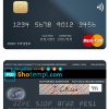 editable template, Djibouti Exim Bank mastercard template in PSD format