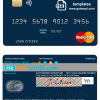 editable template, Dominica Barnett Capital Bank mastercard template in PSD format