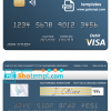 editable template, Dominica Barnett Capital Bank visa debit card template in PSD format
