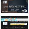 editable template, Dominican Republic Banco Vimecan visa debit card template in PSD format