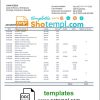 editable template, Dominican Republic Banco Vimenca proof of address bank statement template in Word and PDF format