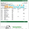 editable template, Ecuador Produbanco proof of address bank statement template in Word and PDF format