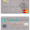 editable template, El Salvador Banco Central de Reserva de El Salvador mastercard template in PSD format