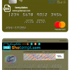 editable template, Equatorial Guinea BGFI Bank mastercard credit card template in PSD format