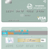 editable template, Finland Bank of Aland visa debit credit card template in PSD format
