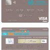 editable template, France Credit Mutuel Bank visa debit credit card template in PSD format