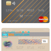 editable template, Gambia Access Bank mastercard template in PSD format
