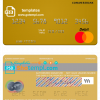 editable template, Germany Commerz Bank mastercard template in PSD format