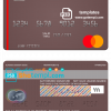 editable template, Germany Deka Bank mastercard template in PSD format