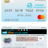 editable template, Greece Alpha Bank mastercard template in PSD format