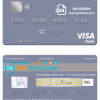editable template, Greece Attica Bank visa card fully editable template in PSD format
