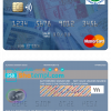 editable template, Guinea Bissau Banco Da Uniao mastercard fully editable template in PSD format