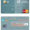 editable template, Guinea Banque Islmaique de Guinée mastercard credit card fully editable template in PSD format