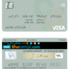 editable template, Honduras Banco de Occidente visa card fully editable template in PSD format