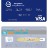 editable template, Kenya Guardian Bank visa card fully editable template in PSD format