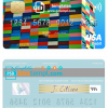 editable template, Kyrgyzstan Commercial Bank visa card fully editable template in PSD format