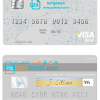 editable template, Kyrgyzstan Optima Bank visa card fully editable template in PSD format