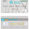 editable template, Lesotho Nedbank visa card fully editable template in PSD format