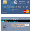 editable template, Liberia Global Bank mastercard fully editable credit card template in PSD format