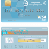 editable template, Liberia Global Bank visa card fully editable template in PSD format