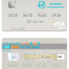 editable template, Liechtenstein Valartis Bank visa card fully editable template in PSD format