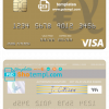 editable template, Luxembourg Advanzia Bank visa credit card template in PSD format, fully editable
