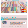 editable template, Macedonia TTK Banka AD Skopje mastercard credit card template in PSD format