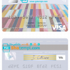 editable template, Macedonia TTK Banka AD Skopje visa card fully editable template in PSD format