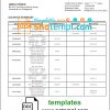 editable template, Madagascar Bank of Africa bank statement template in Word and PDF format