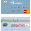editable template, Madagascar Bank of Africa mastercard credit card template in PSD format